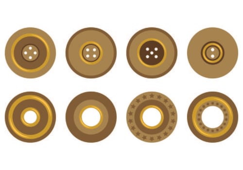 Set Of Eyelet Icons vector