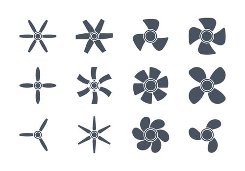 Fans Icons vector