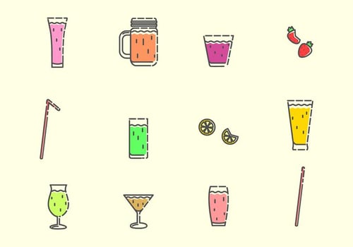Alcohol Drinks Vector
