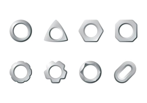 Shape of Eyelet vector