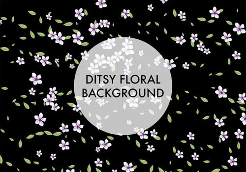 Ditsy Background Vector