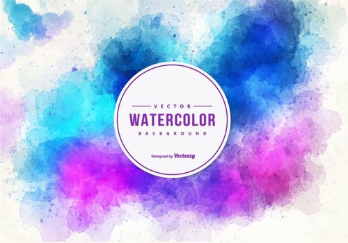 Beautiful Watercolor Vector Background
