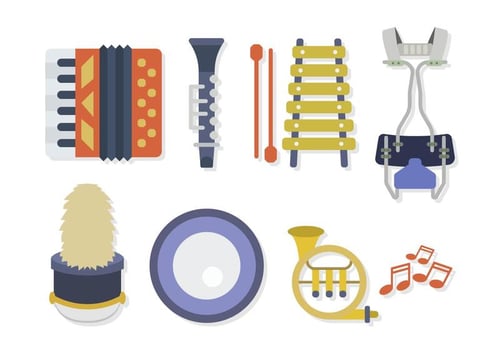 Flat Marching Band Vectors