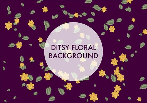 Ditsy Background Vector