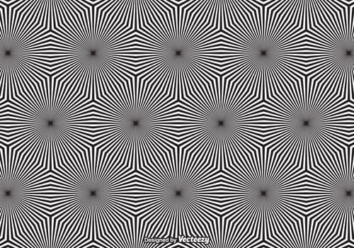 Abstract Radiating Lines Seamless Vector Pattern