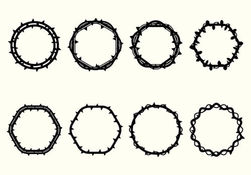 Crown Of Thorns vector