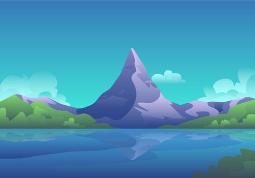 Matterhorn Landscape vector
