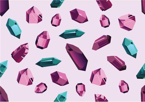 Quartz Seamless Pattern Vector