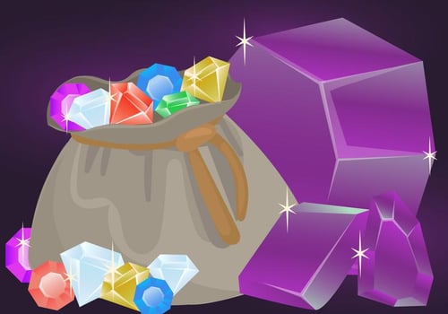 Quartz Crystal Stone Vectors 