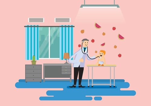 Free Pediatrician Illustration vector