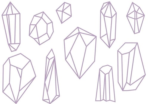 Free Crystals Vectors