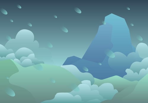 Matterhorn Blizzard vector