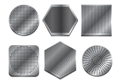 Speaker Grill Vector Icons