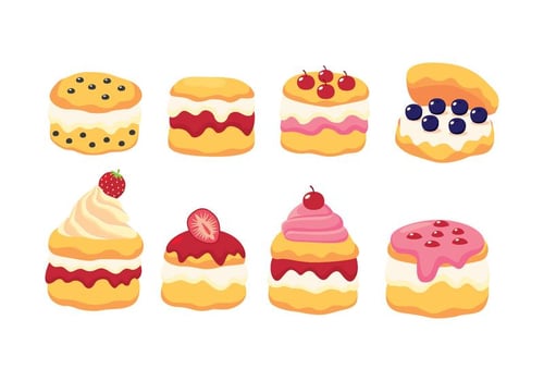 Scone Icons vector