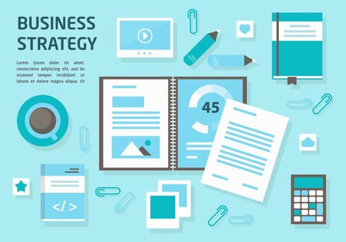 Free Flat Business Office Vector Elements