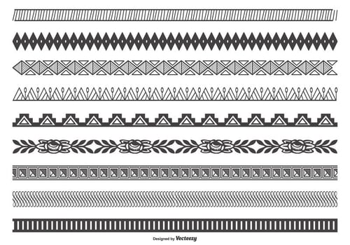 Decorative Vector Border Collection