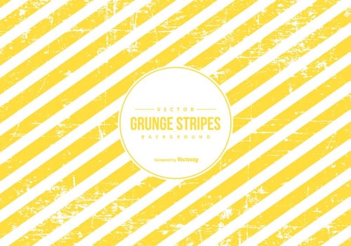 Grunge Yellow Stripes Background vector