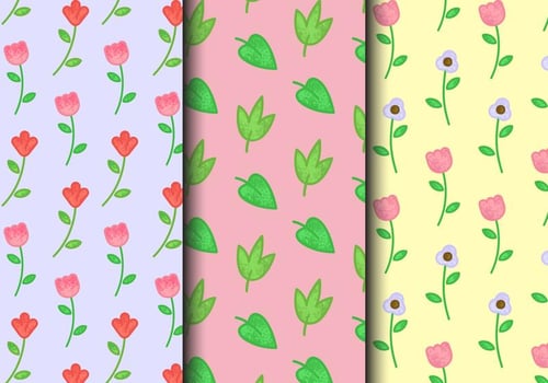Free Vintage Floral Patterns vector