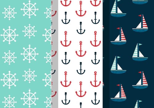Free Vintage Summer Holiday Patterns vector