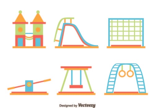 Flat Playground Element Vector