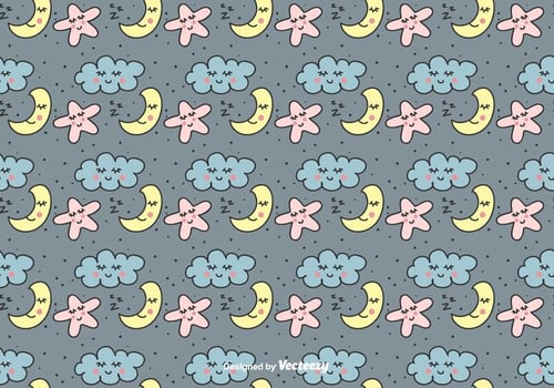 Sweet Dreams Vector Pattern