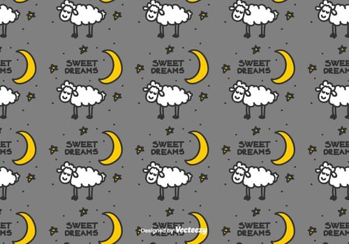 Bedtime Vector Pattern