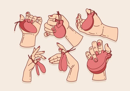 Holding Castanets Vector