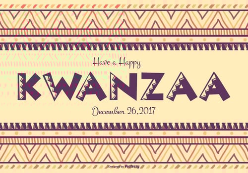 Colorful Happy Kwanzaa Illustration vector