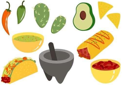 Free Mexican Food 2 Vectors