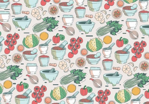 Molcajete Pattern Vector