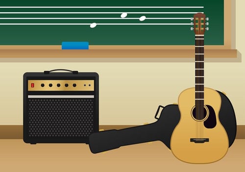 Music Classroom Free Vector