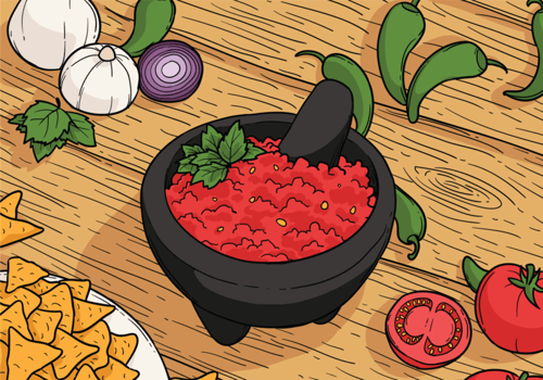 Molcajete Vector Illustration