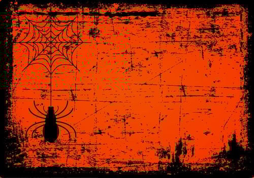 Grunge Spooky Halloween Background  vector