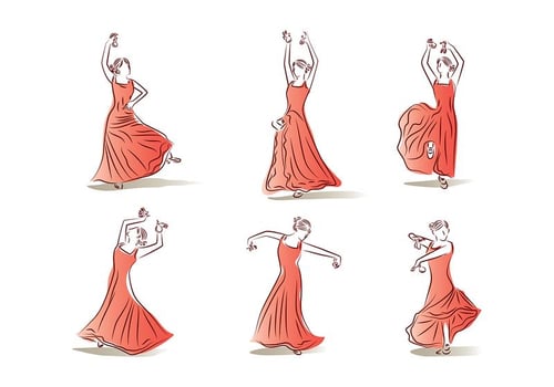 Castanets Dance Free Vector
