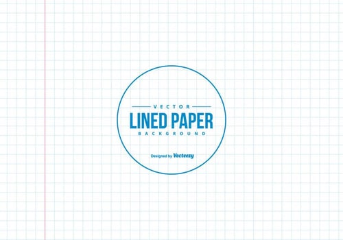 Square Lined Notebook Paper Background vector
