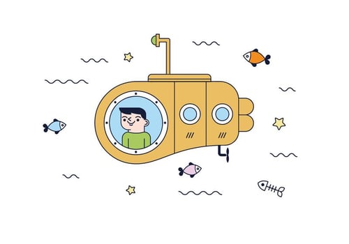 Free Submarine Vector