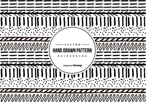 Hand Drawn Sketchy Pattern Background vector