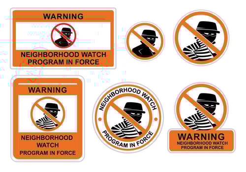 Nighborhood Watch Element vector