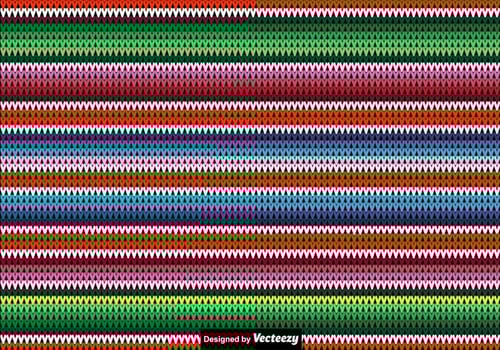 Vector Knitted Poncho Background