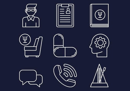 Psychology Icons vector