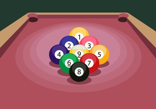 9 Ball Illustration vector