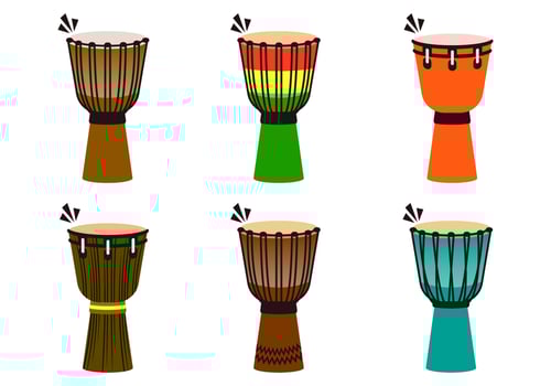 Cool Djembe Vectors