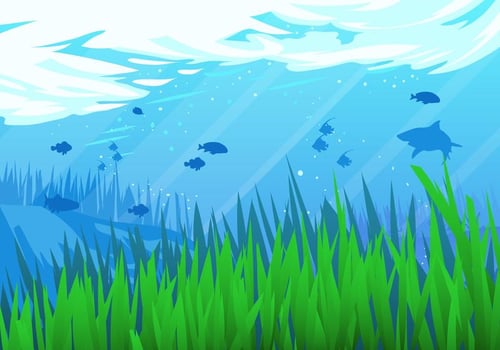Under the Sea Vector Scene 