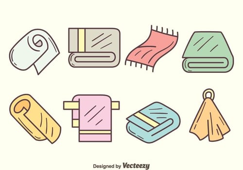 Hand Drawn Serviette Vector