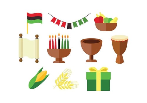 Free Kwanzaa Colorful Icon Vector