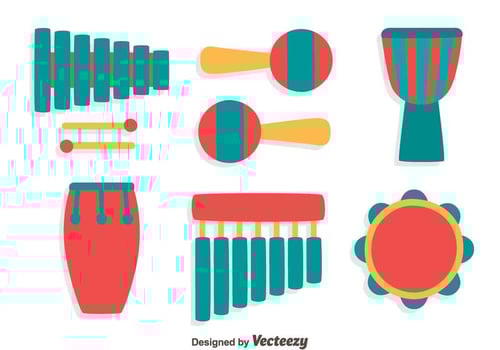 Percusion Instrument Vector