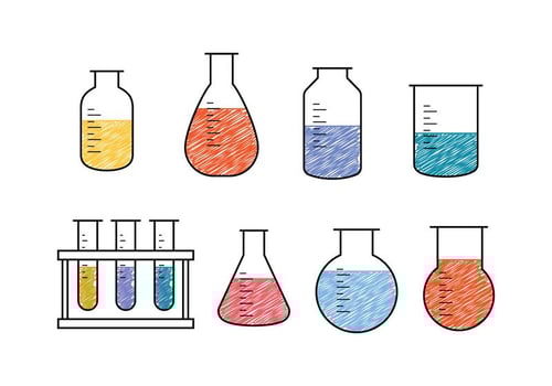Science Beaker Vectors