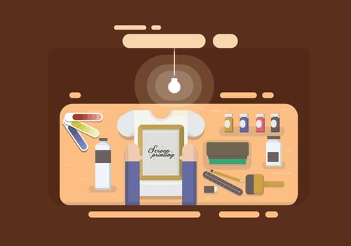 Free Screen Printing Vector