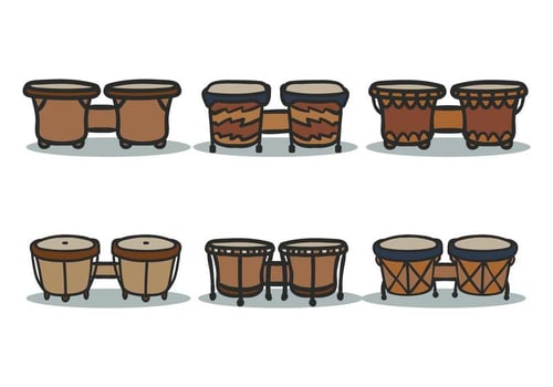 Bongo vector set