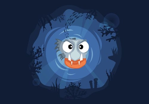 Piranha Illustration Vector